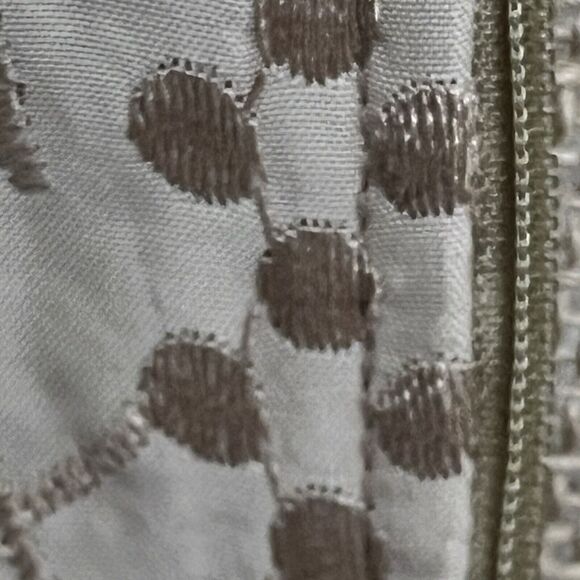 Handmade Womens S* Fit Flare Gold‎ Dress Lace Sleeve Wrap Lolita Formal Coquette - Picture 14 of 16